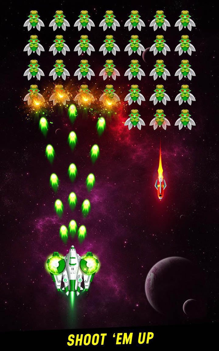 Space shooter screen 0