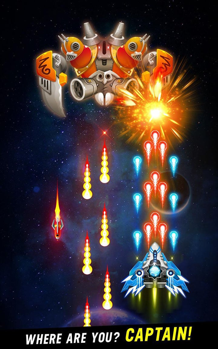 Space shooter screen 1